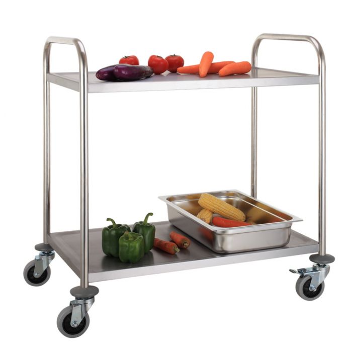 TROLLEY FLAT-PACKED 2 SHELVES SKU 7455.1150 All Stop Trading