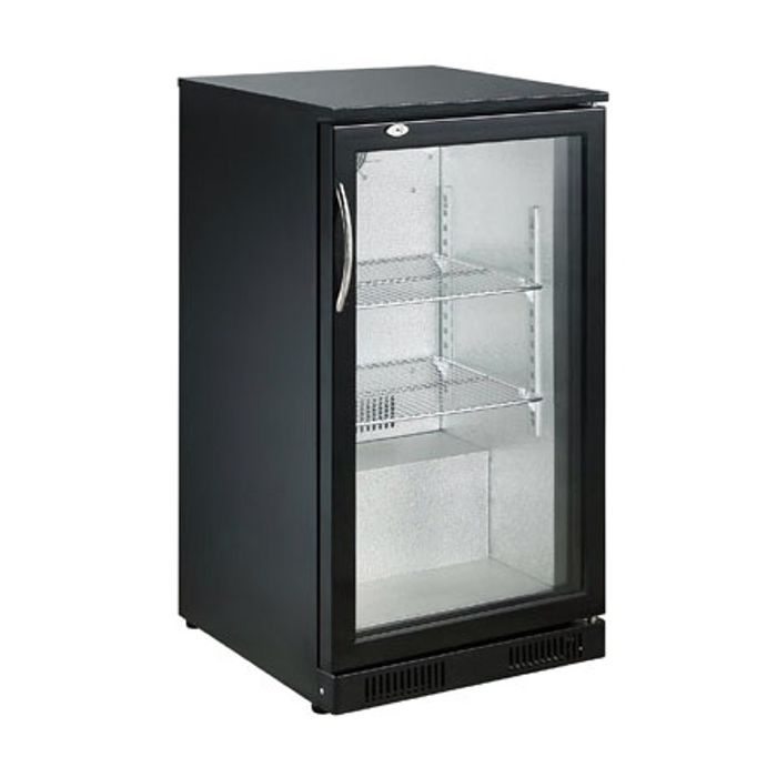 BACKBAR COOLER BLACK 1 DOOR SKU 7455.1300 All Stop Trading