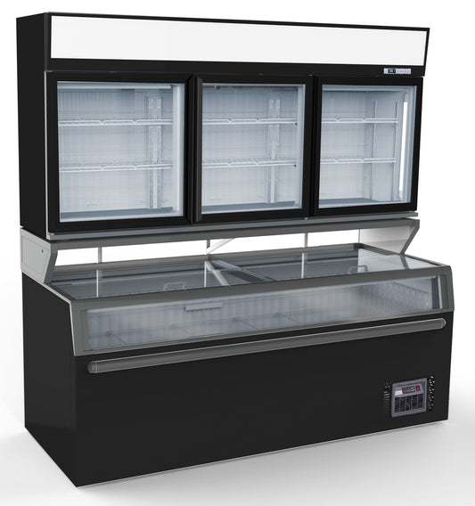 copy-of-wall-mounted-freezer-unit-black-2-glass-doors-sku-7455-2530