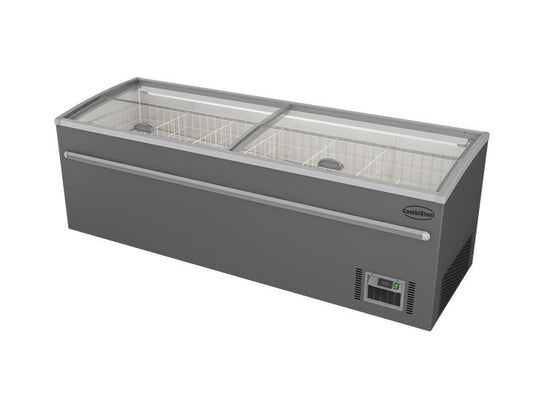 supermarket-chest-freezer-grey-2500-automatic-defrost-*transport-on-request*