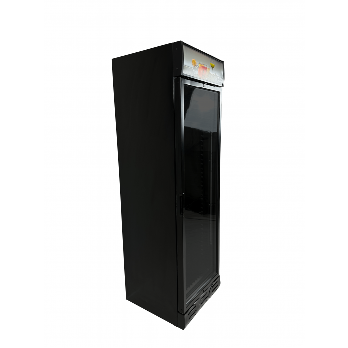 REFRIGERATOR 1 GLASS DOOR BLACK - SKU 7464.0090 All Stop Trading