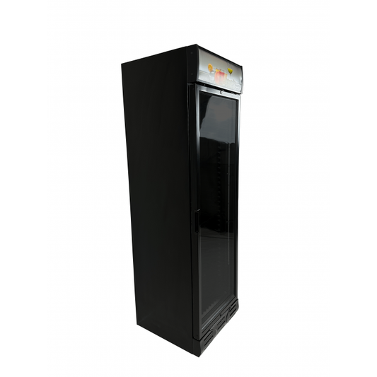 REFRIGERATOR 1 GLASS DOOR BLACK - SKU 7464.0090 All Stop Trading