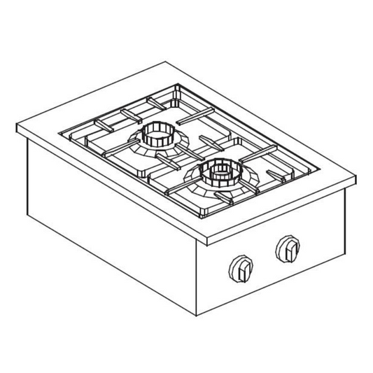 GAS RANGE 2 BU. 7KW SKU 7266.0010 All Stop Trading