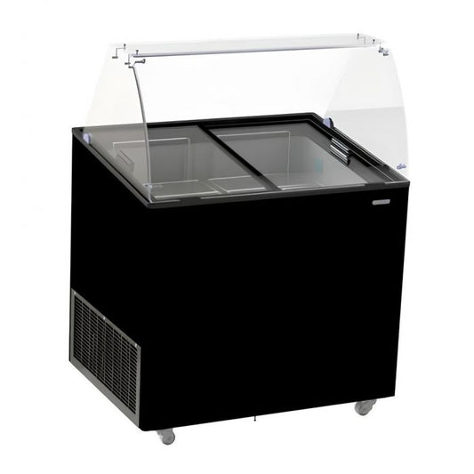 ICE CREAM DISPLAY CORISCA BLACK 6X5 LTR - SKU 7472.0124  All Stop Trading