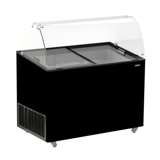 ICE CREAM DISPLAY JAVA BLACK 8x5 LTR - SKU 7472.0129  All Stop Trading