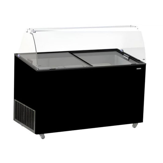 ICE CREAM DISPLAY TENERIFE BLACK 10X5 LTR - SKU 7472.0134  All Stop Trading