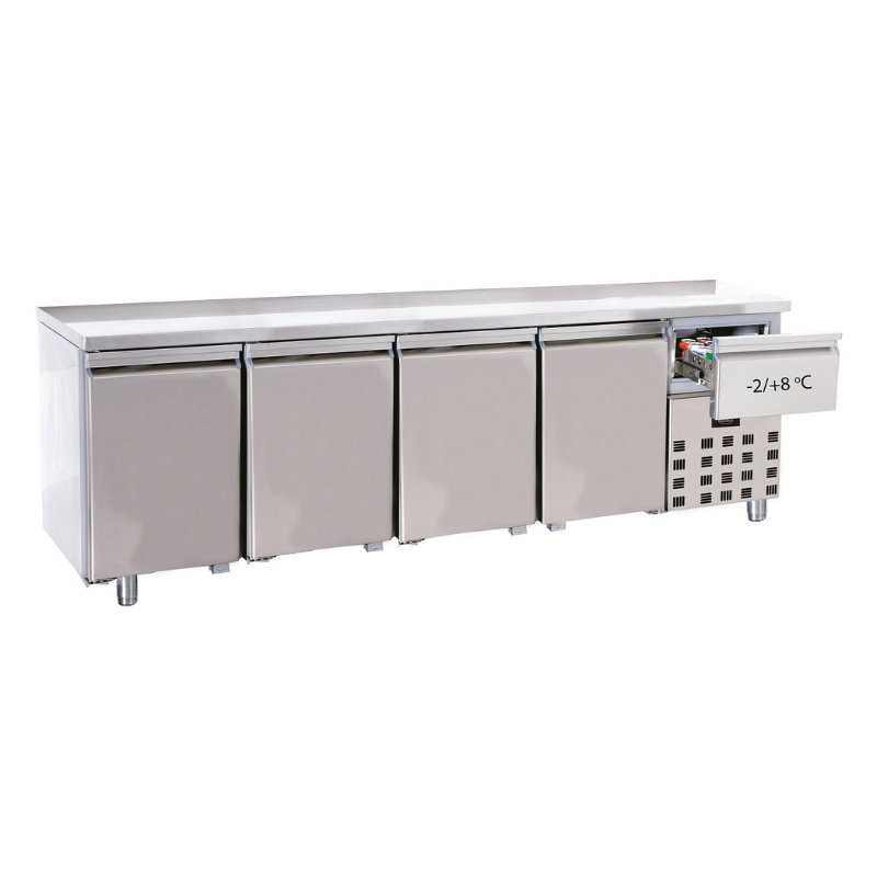 700 REFRIGERATED COUNTER 4 DOORS SKU 7489.5167 All Stop Trading