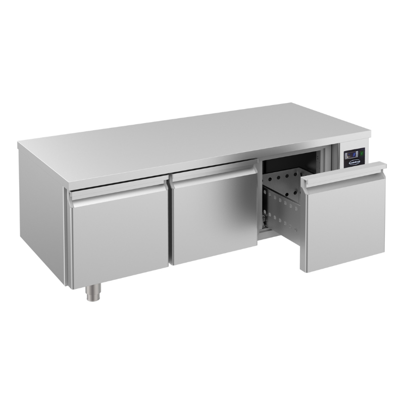 REFRIGERATED COUNTER 600 HEIGHT 3 DRAWERS SKU 7489.5480 All Stop Trading