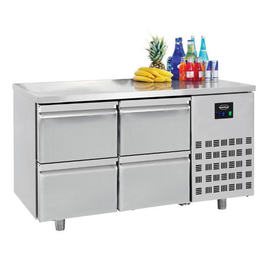 700 REFRIGERATED COUNTER 4 DRAWERS ENERGY LINE SKU 7489.5540