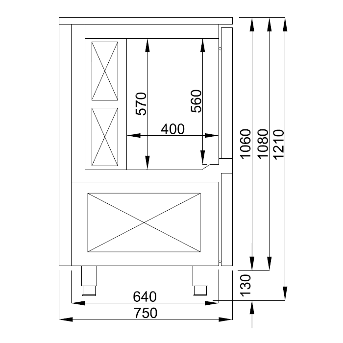 BLASTCHILLER 7x 1/1GN SKU 7489.5210 All Stop Trading