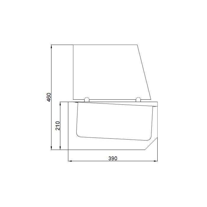REFRIGERATED COUNTER TOP 6X 1/3 GN - SKU 7489.5240  All Stop Trading