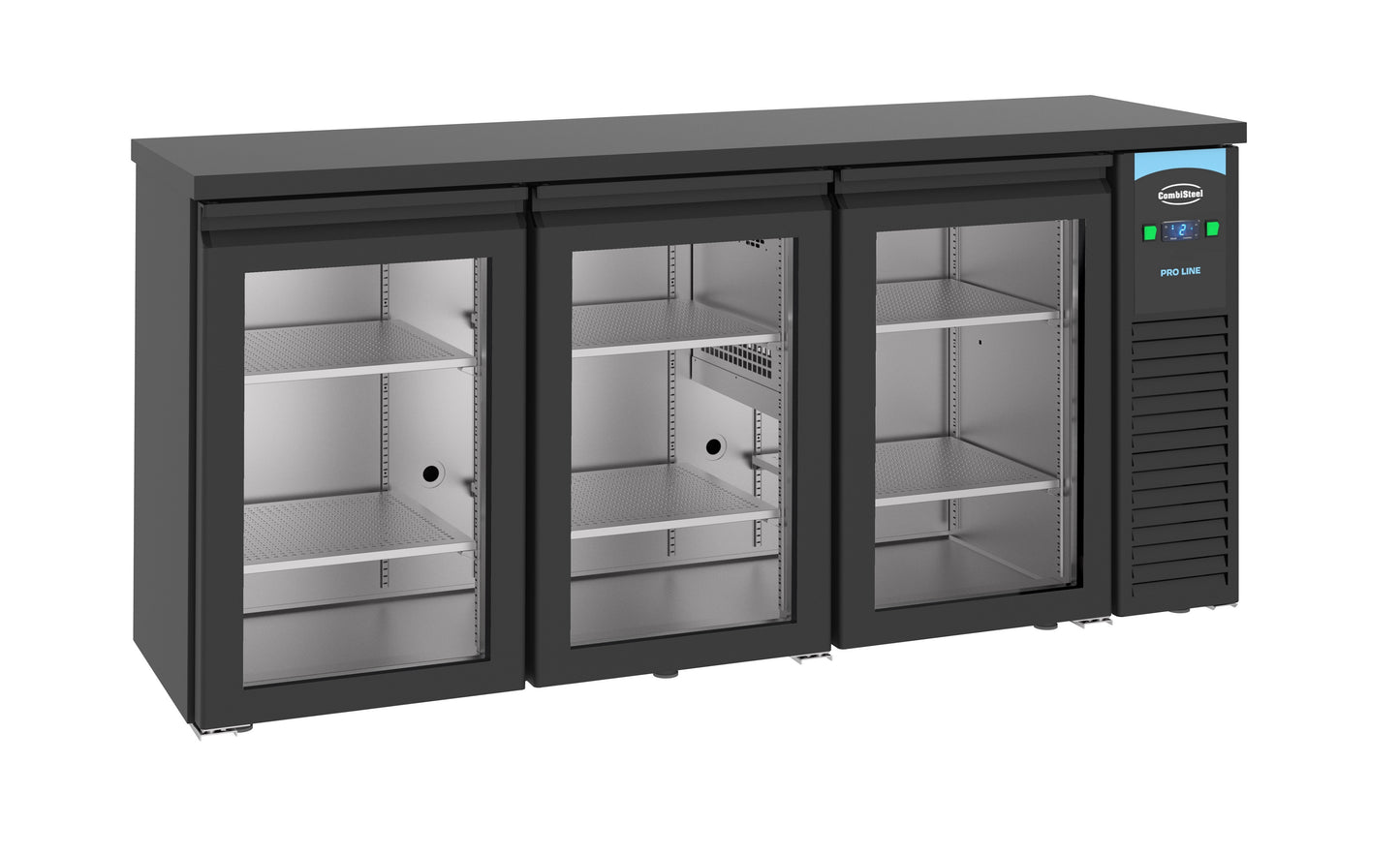barcooler-black-3-glass-doors