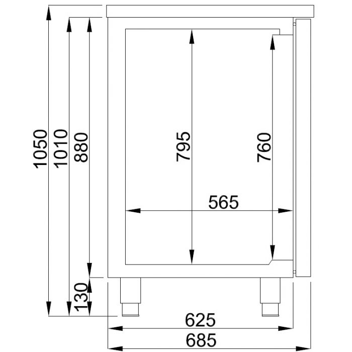 BEER COUNTER 2 DOORS 1L SKU 7489.5315 All Stop Trading