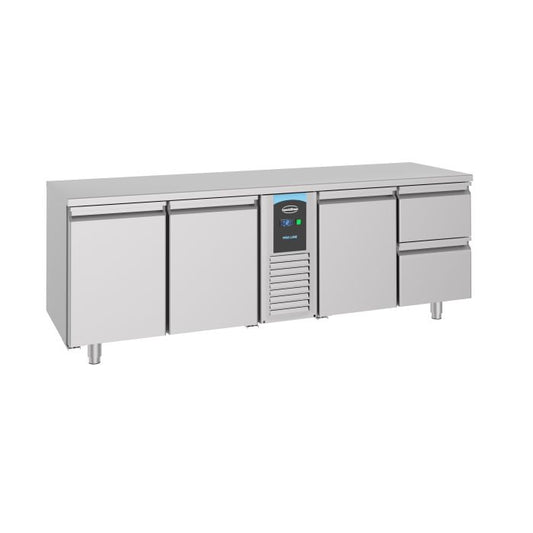 700 Refrigerated Counter 3 Doors & 2 Drawers Monoblock