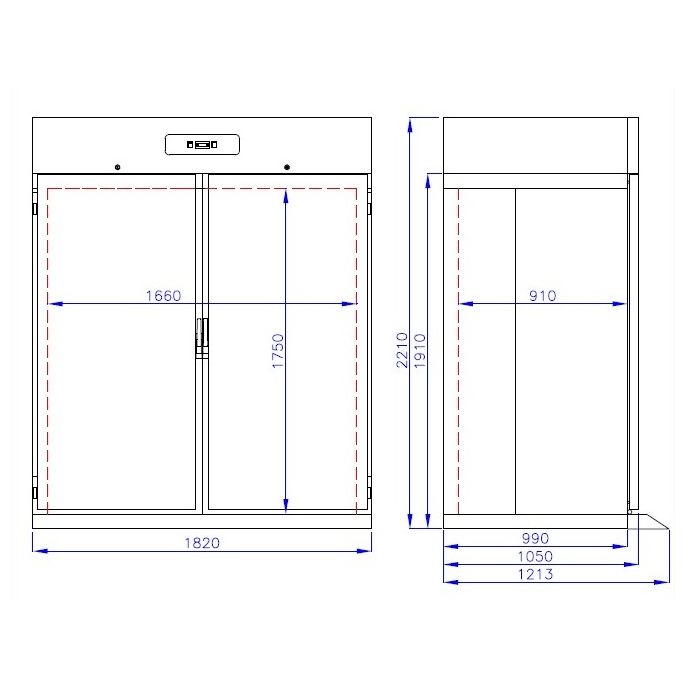 ROLL-IN REFRIGERATOR SS MONO BLOCK 1400 LTR SKU 7489.5435 All Stop Trading