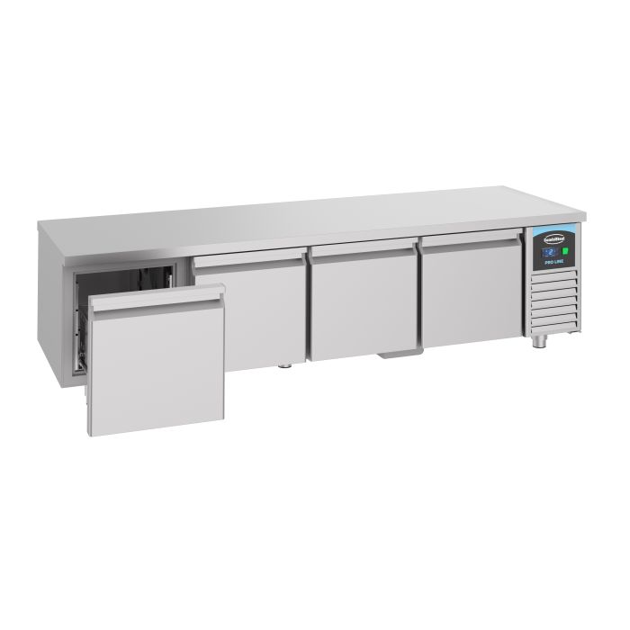 Refrigerated Counter 600 Height 4 Drawers