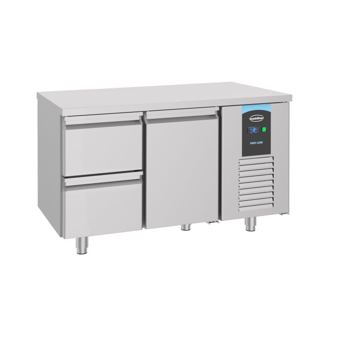 700 Refrigerated Counter 1 Door 2 Drawers