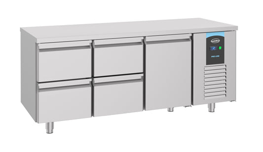700-refrigerated-counter-1-door-4-drawers