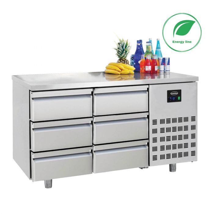 700 REFRIGERATED COUNTER 6 DRAWERS SKU: 7489.5575