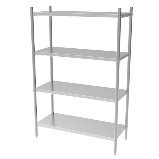 SHELF UNITS 4 LEVELS FLAT-PACKED 1500 SKU 7490.0250 All Stop Trading