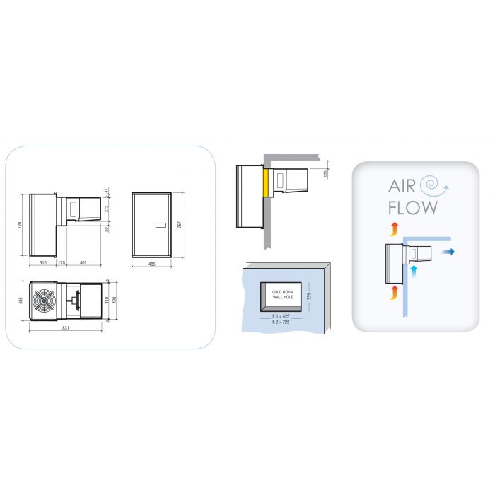 POSITIVE WALL-MOUNTED UNIT 11-20 M3 - SKU 7492.0085 All Stop Trading