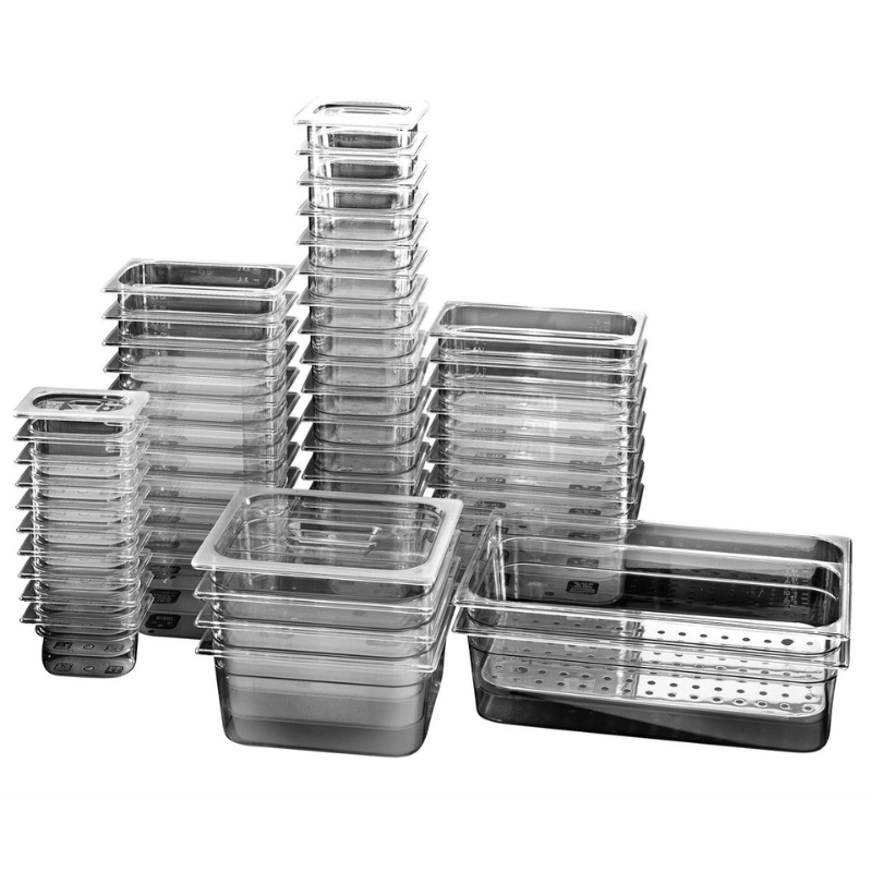 GN CONTAINER POLYCARBONATE 1/1GN-65MM SKU 7493.0160