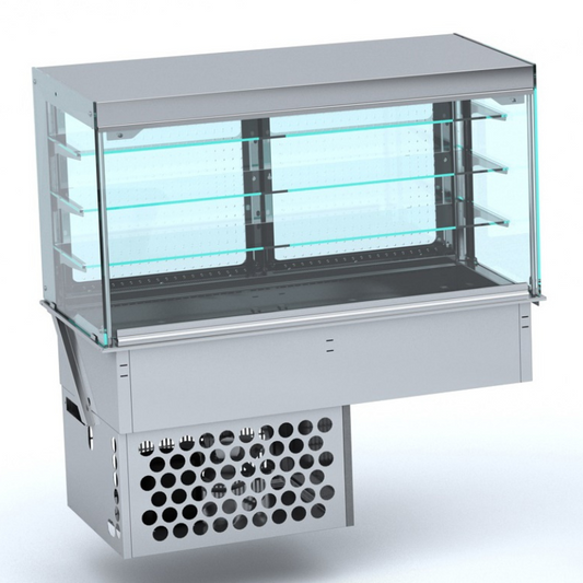 DROP-IN CUBIC REFRIGERATED DISPLAY - CLOSED 4/1 SKU 7495.0125 All Stop Trading