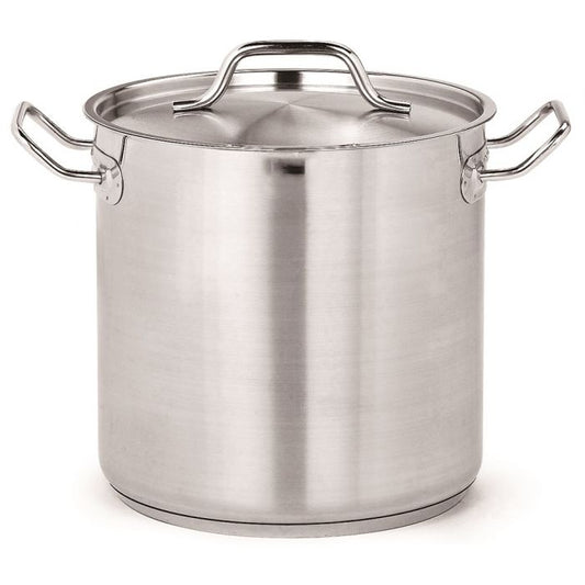 DEEP STOCKPOT HIGH SS + LID ø20 6,3L - SKU 7501.0005 All Stop Trading