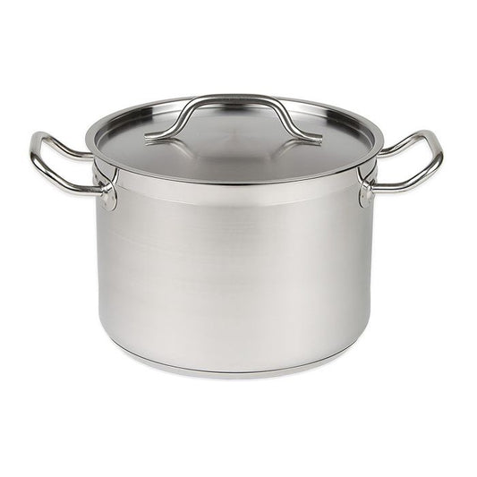 DEEP STOCKPOT MID HIGH SS + LID ø32 16L - SKU 7501.0055  All Stop Trading