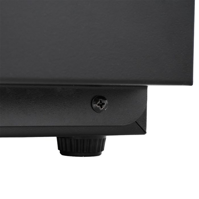 BACKBAR COOLER 4 GLASS DOORS BLACK