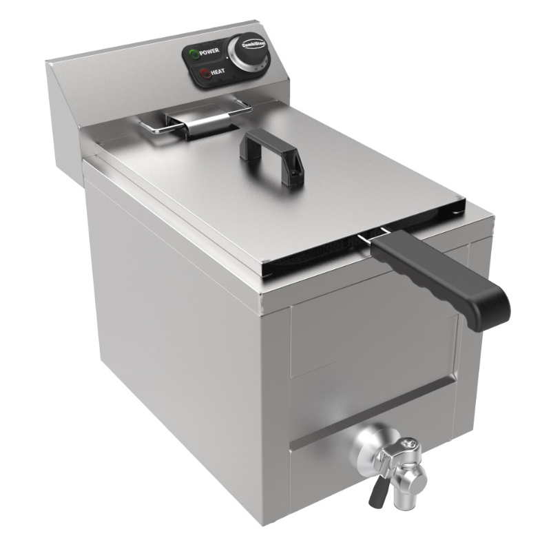 ELECTRIC COUNTER FRYER 1X8L 3KW SKU 7518.0200 All Stop Trading