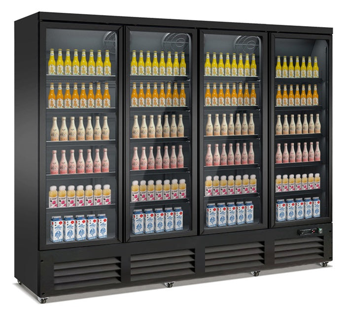 refrigerator-4-glass-doors-black-ceb-2000r-bl-transport-on-request-sku-7526-0115