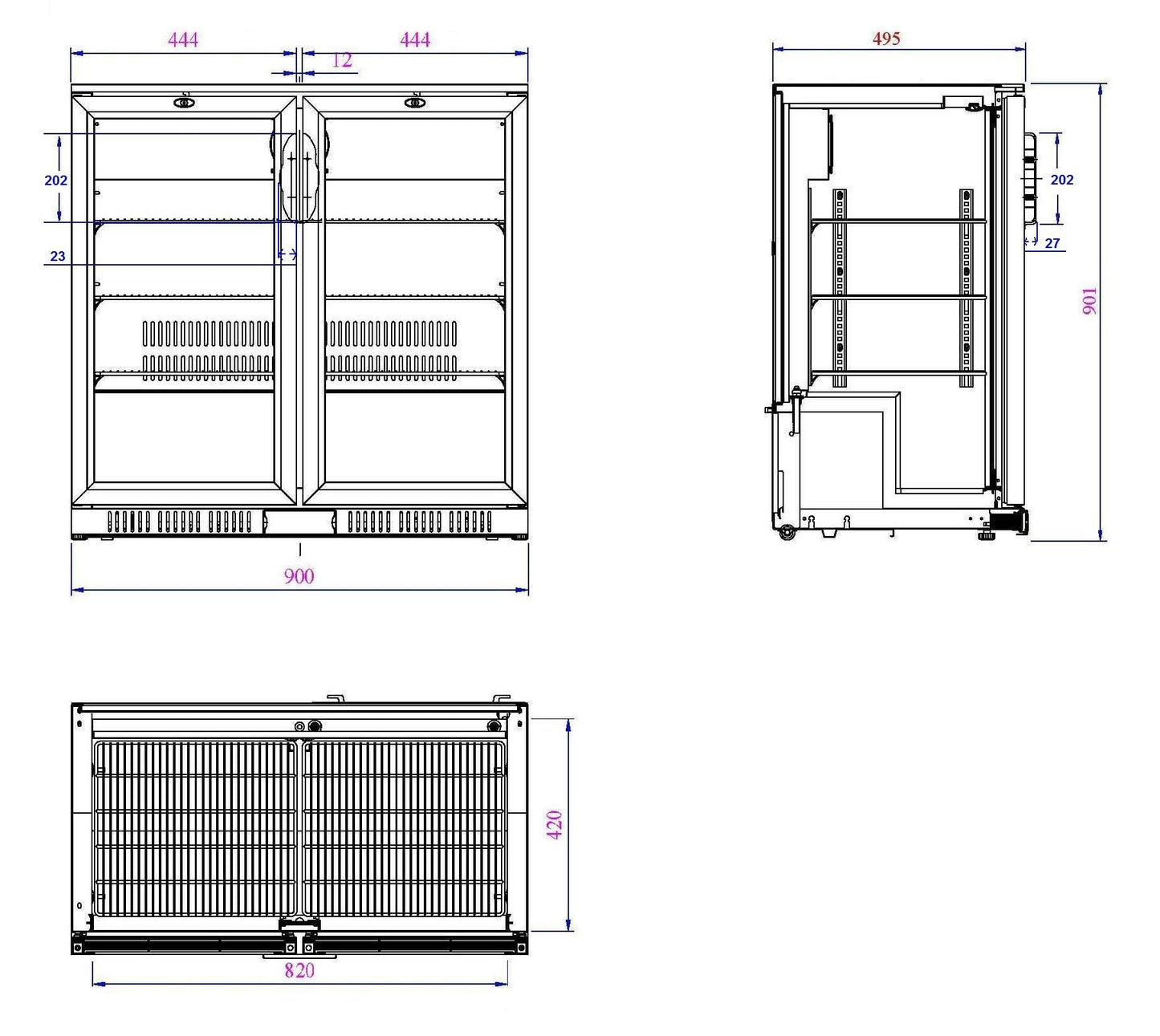 backbar-cooler-black-2-doors-sku-7527-0010