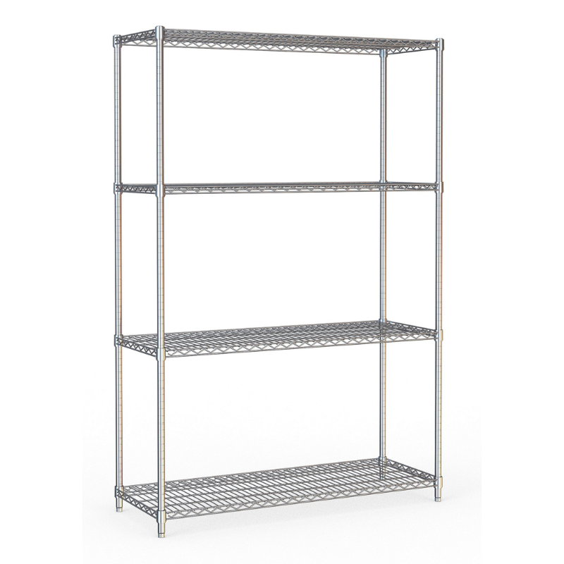 SHELF UNITS 4 LEVELS 1500 FLAT PACKED SKU 7530.0015 All Stop Trading