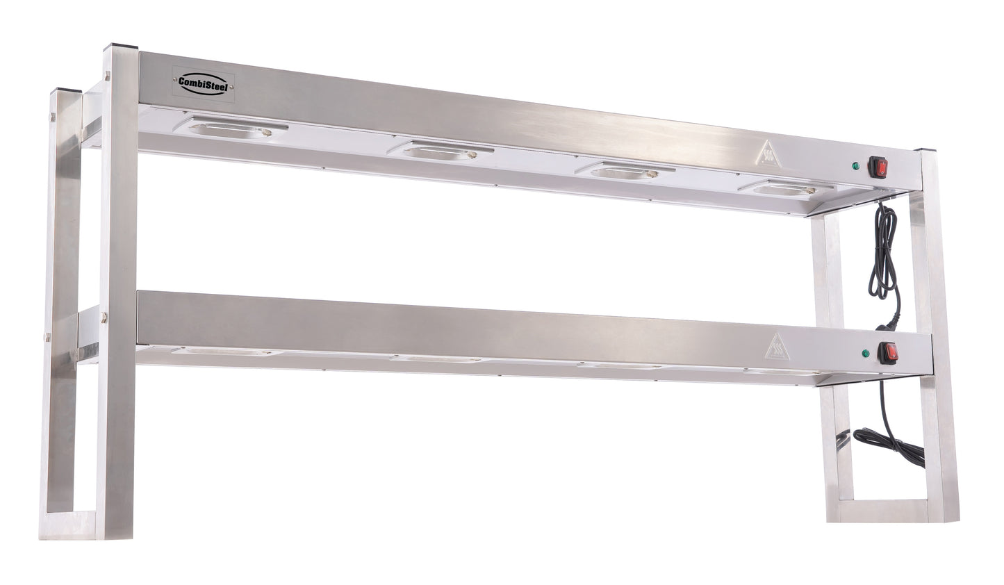 combisteel-overshelf-halogen-heated-2-levels-1500-flat-packed-sku-7539-0055