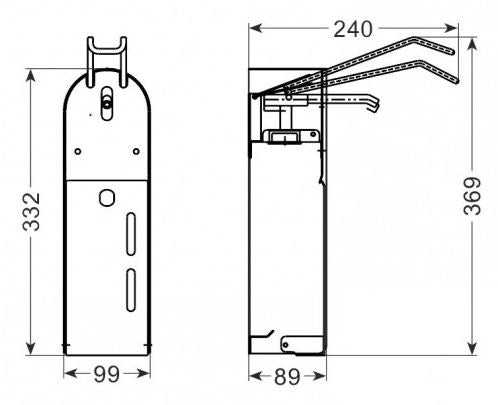 disinfection-post-incl-elbow-operated-dispener
