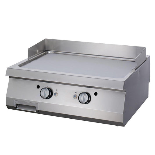 Premium Griddle - Smooth Chrome - Double Unit - 90cm Deep - Gas