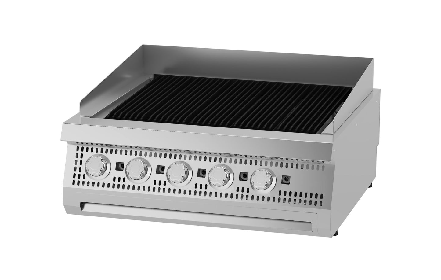 Premium Chargrill - 5 Zones - Double Unit - 90cm Deep - Gas
