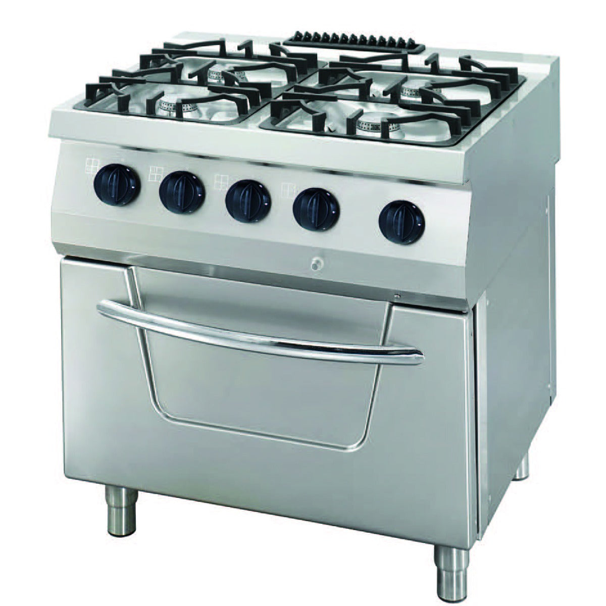 heavy-duty-stove---4-burners---double-unit---70cm-deep---34kw---gas-incl-oven