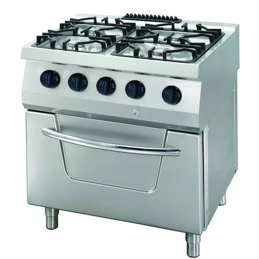 heavy-duty-stove---4-burners---double-unit---70cm-deep---31kw---gas-incl-oven