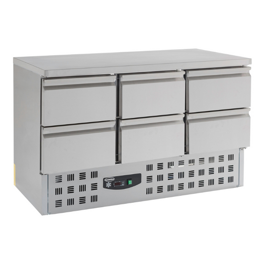 REFRIGERATED COUNTER 6 DRAWERS SKU 7950.0113 All Stop Trading