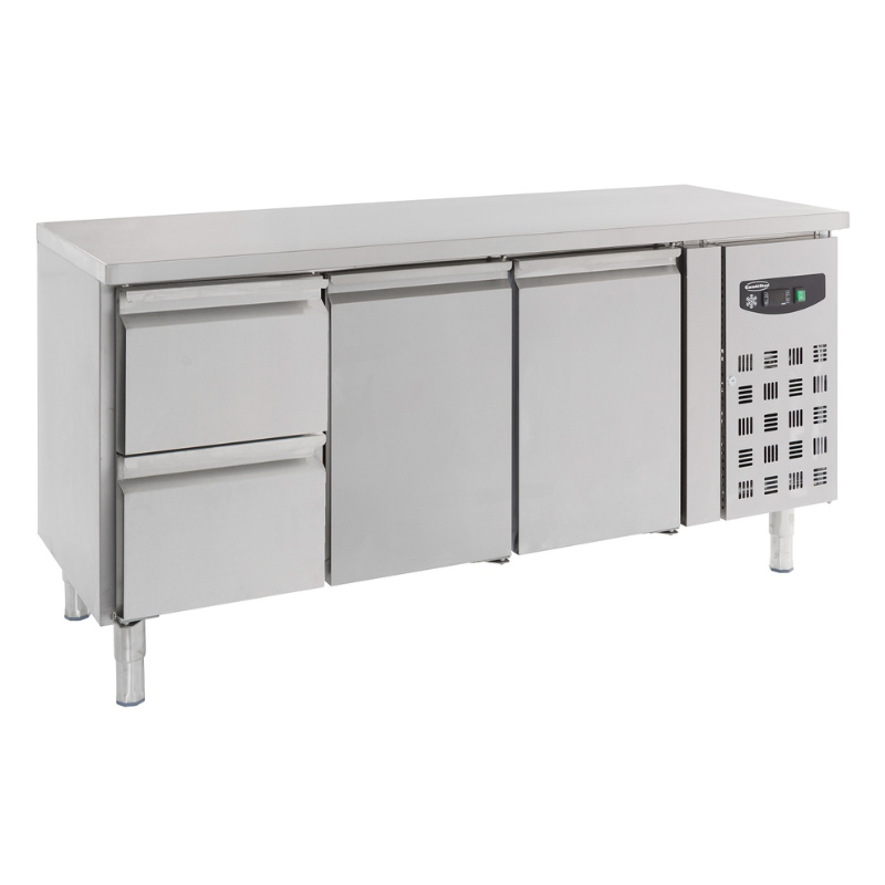 700 REFRIGERATED COUNTER 2 DOORS AND 2 DRAWERS SKU 7950.0205