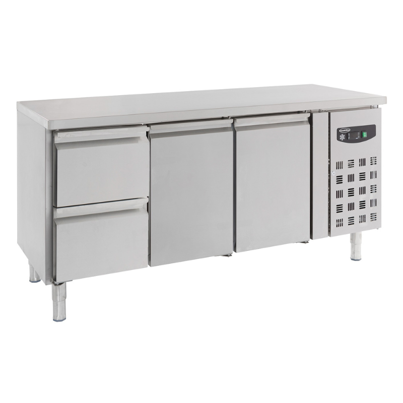 700 REFRIGERATED COUNTER 2 DOORS AND 2 DRAWERS SKU 7950.0205 All Stop Trading