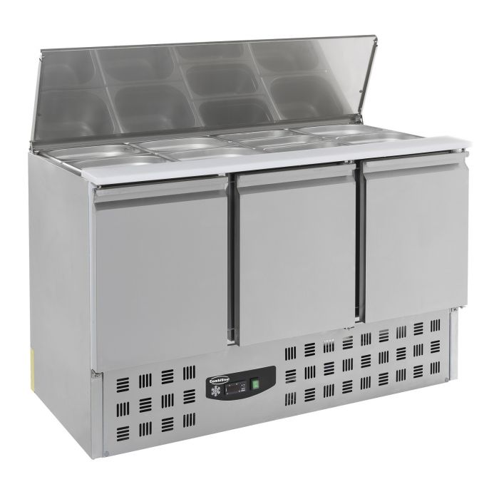 REFRIGERATED SALADETTE 3 DOORS SKU 7950.0094 All Stop Trading