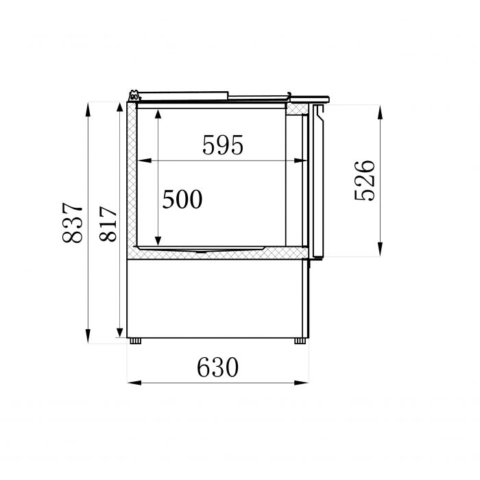 REFRIGERATED SALADETTE 2 DOORS SKU 7950.0105 All Stop Trading
