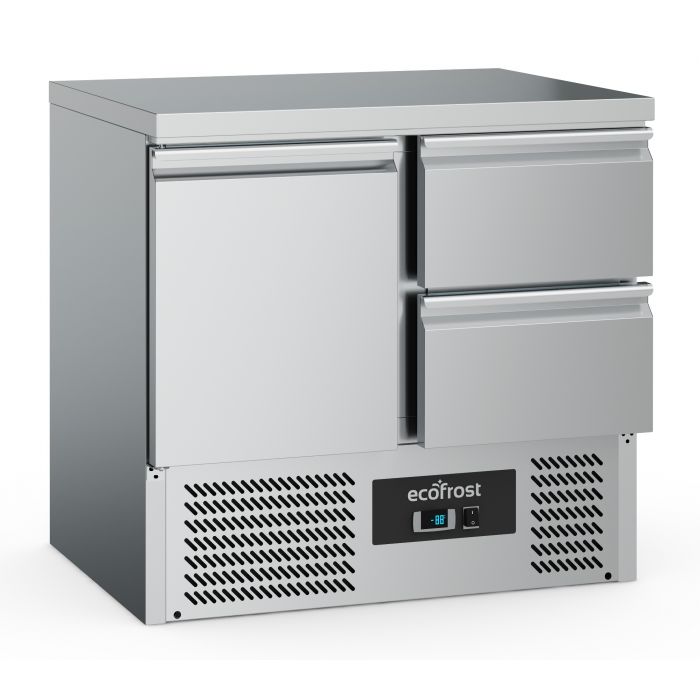 Combisteel - Ecofrost - Refrigerated Counter 1 Door / 2 Drawers - SKU 7950.5070 All Stop Trading