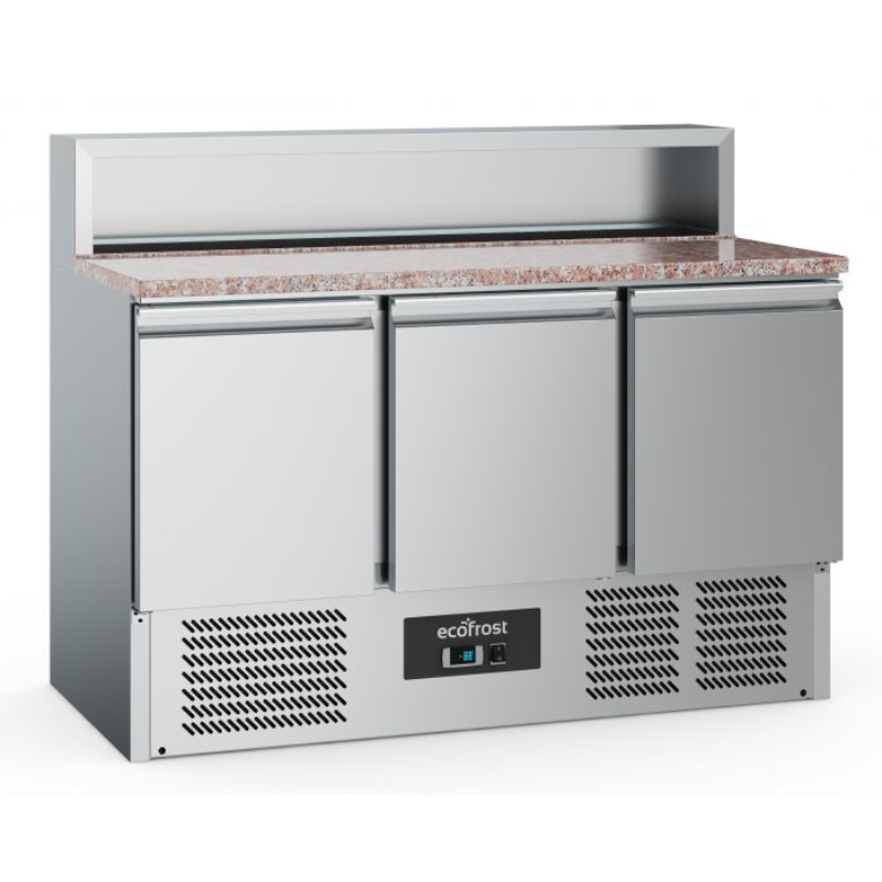 PIZZA COUNTER 3 DOORS 8x1/6GN CONTAINER - SKU 7950.5095