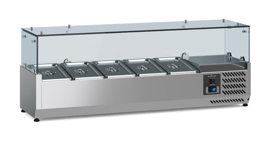 refrigerated-counter-top-1/4-gn-x-5