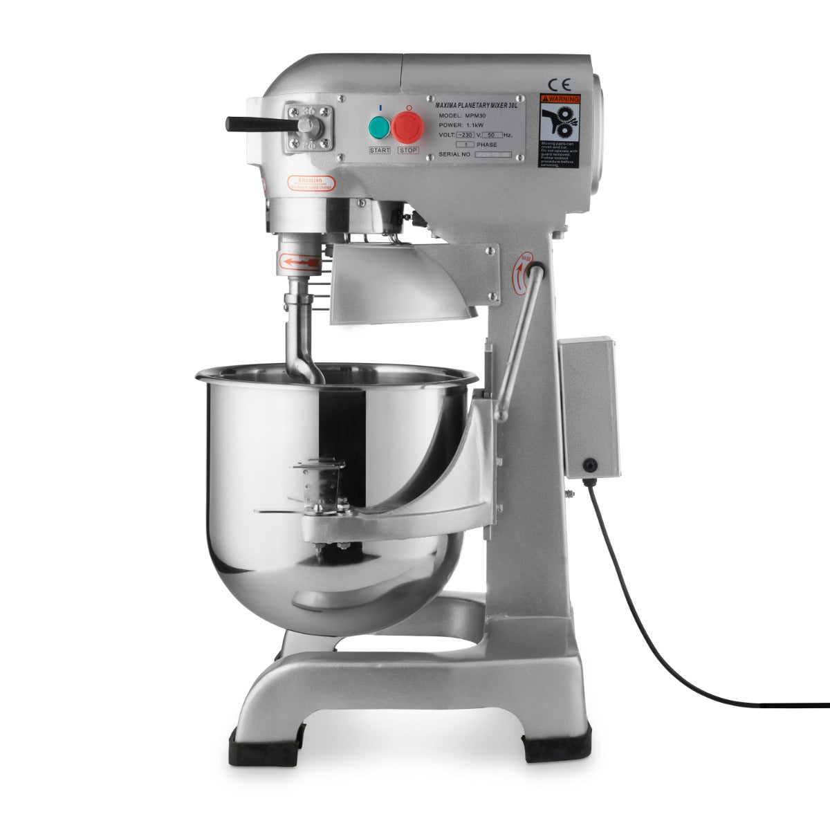 Planetary Mixer - 30L - Up to 15kg Dough - 3 Speed