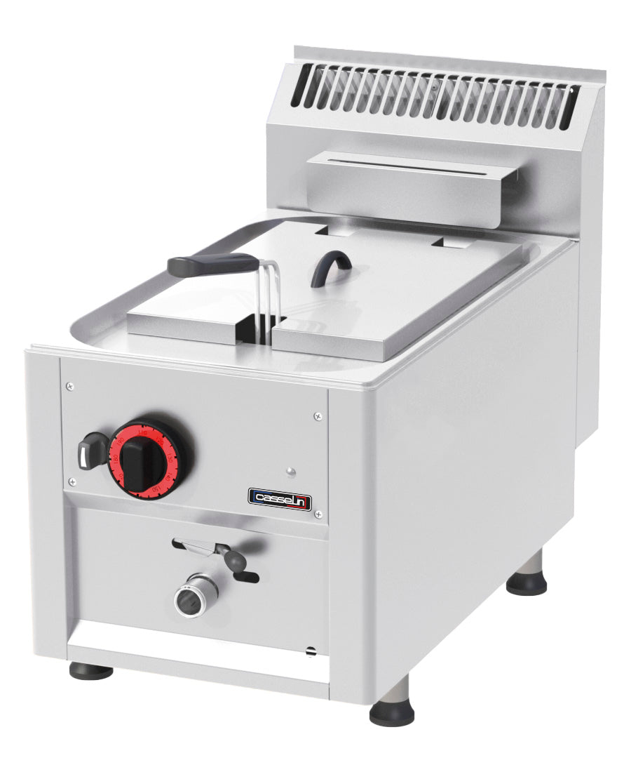 Gas deep fryer with drain tap 8 liters 33 - C6FGV833
